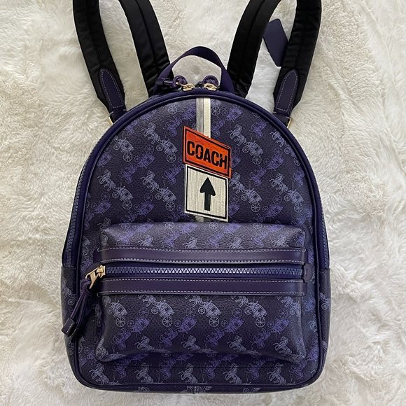 Coach Bags Coach K921f82358 Horse And Carriage Coated Canvas Medium